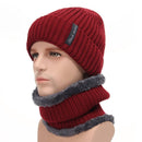 Fleece Lined Warm Beanie Hat Men Women Knitted Cap Winter Hat Scarf Set High Quality Winter Hats For Men Skullies Beanies Bonnet - Starttech Online Market