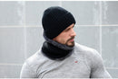 Fleece Lined Warm Beanie Hat Men Women Knitted Cap Winter Hat Scarf Set High Quality Winter Hats For Men Skullies Beanies Bonnet - Starttech Online Market