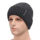 Fleece Lined Warm Beanie Hat Men Women Knitted Cap Winter Hat Scarf Set High Quality Winter Hats For Men Skullies Beanies Bonnet - Starttech Online Market