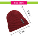 Fleece Lined Warm Beanie Hat Men Women Knitted Cap Winter Hat Scarf Set High Quality Winter Hats For Men Skullies Beanies Bonnet - Starttech Online Market