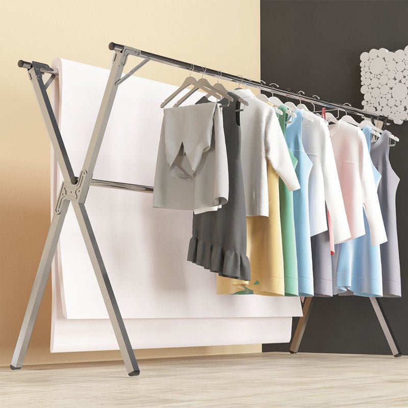 Floor To Ceiling Folding Telescopic Clothes Drying Rack - Starttech Online Market