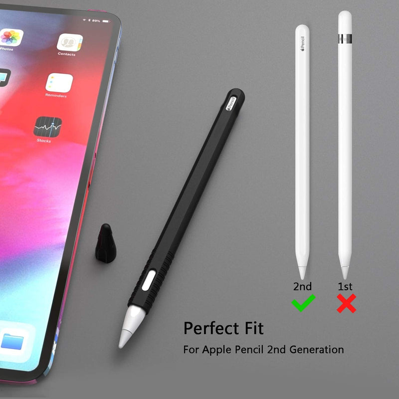 For Apple Pencil 2 Case Soft Silicone Holder Stylus Pen Cover Compatible For Apple Ipad Tablet Touch pen Protective Case 2018 - Starttech Online Market