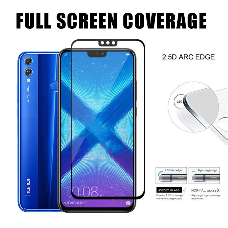 For HUAWEI Honor 8X Shockproof Tempered Glass For Huawei Honor 8X 9X Pro Screen Protector Full Protection Film For Honor 8X Glas - Starttech Online Market
