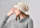 FURTALK Winter Knitted Hat Women Slouchy Beanie for Girls Skullies Cap A047 - Starttech Online Market
