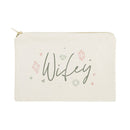Gemstone Cotton Canvas Cosmetic Bag - Starttech Online Market