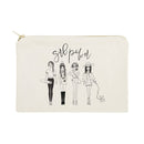 Girl Power Cotton Canvas Cosmetic Bag - Starttech Online Market