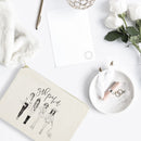 Girl Power Cotton Canvas Cosmetic Bag - Starttech Online Market