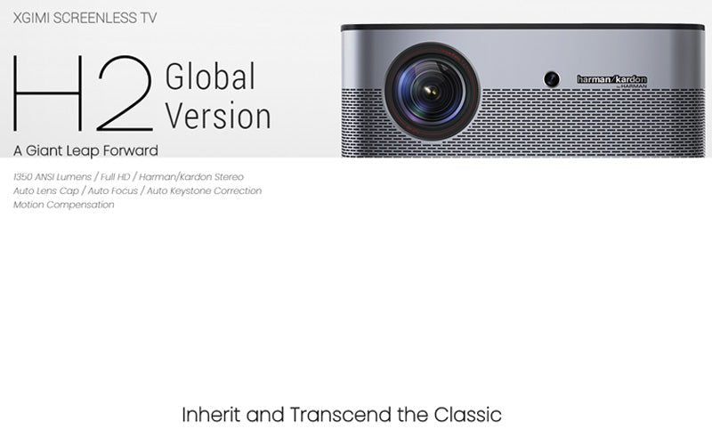Global Version Xiaomi Mijia GIMI H2 Projector LCD HD 1080P 1920*1080 1350ANS TV Projector for Family Home and Office - Starttech Online Market
