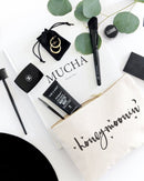 Honeymoonin' Cotton Canvas Cosmetic Bag - Starttech Online Market