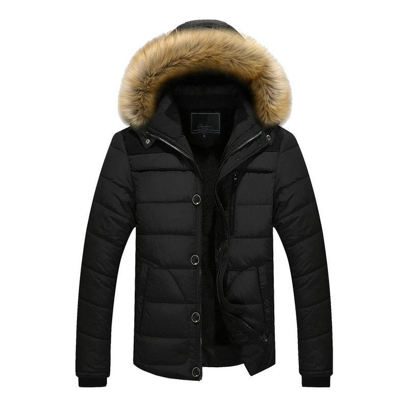 Hooded Casual Slim Parka Men's Winter Coat - Starttech Online Market