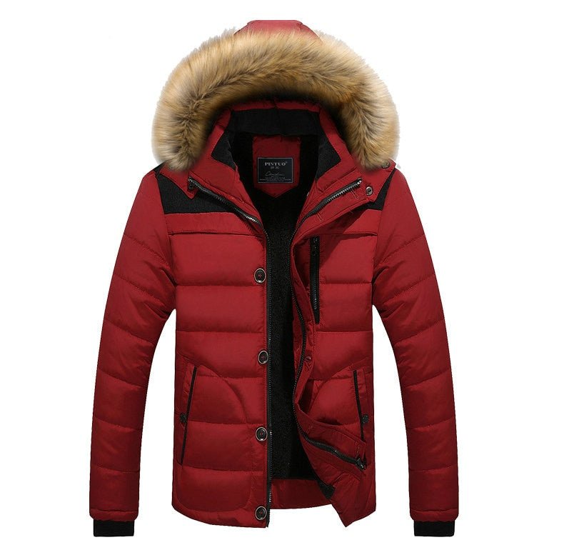 Hooded Casual Slim Parka Men's Winter Coat - Starttech Online Market