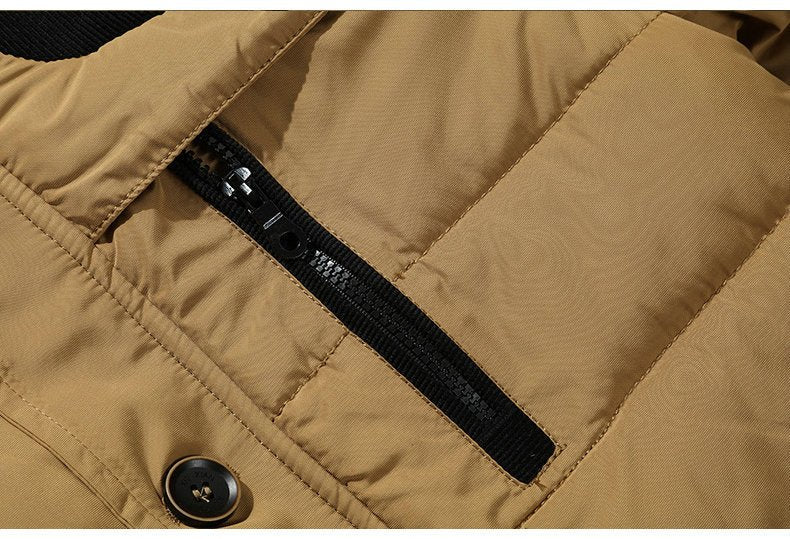 Hooded Casual Slim Parka Men's Winter Coat - Starttech Online Market