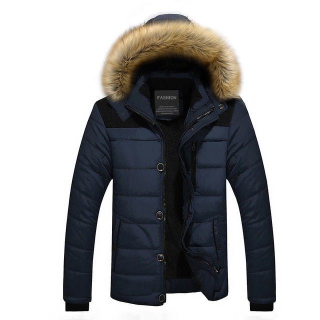 Hooded Casual Slim Parka Men's Winter Coat - Starttech Online Market