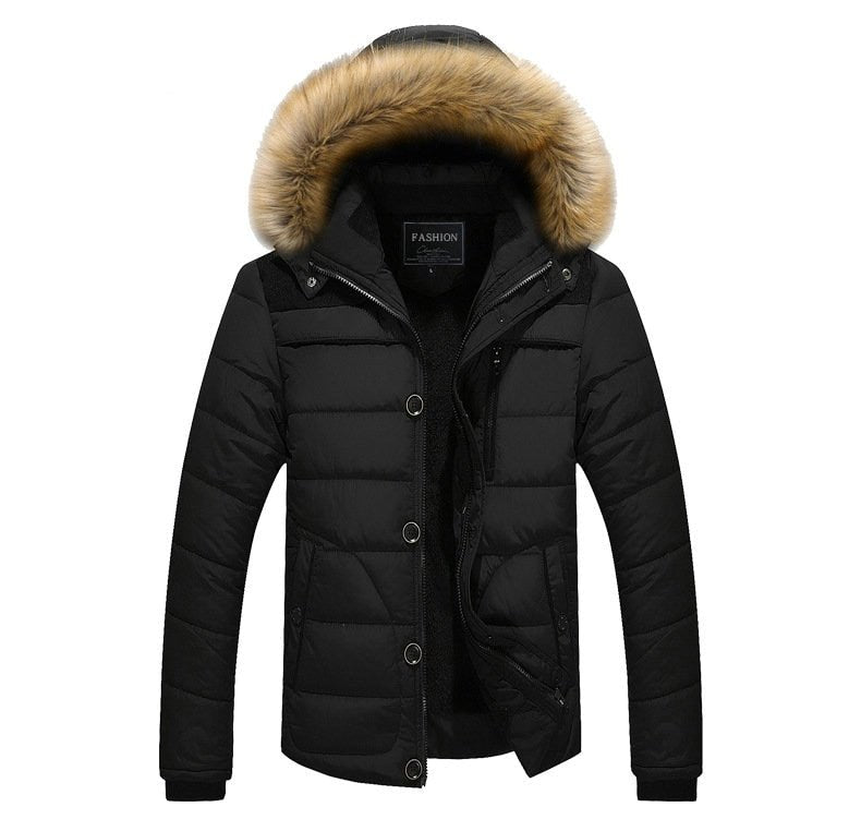 Hooded Casual Slim Parka Men's Winter Coat - Starttech Online Market