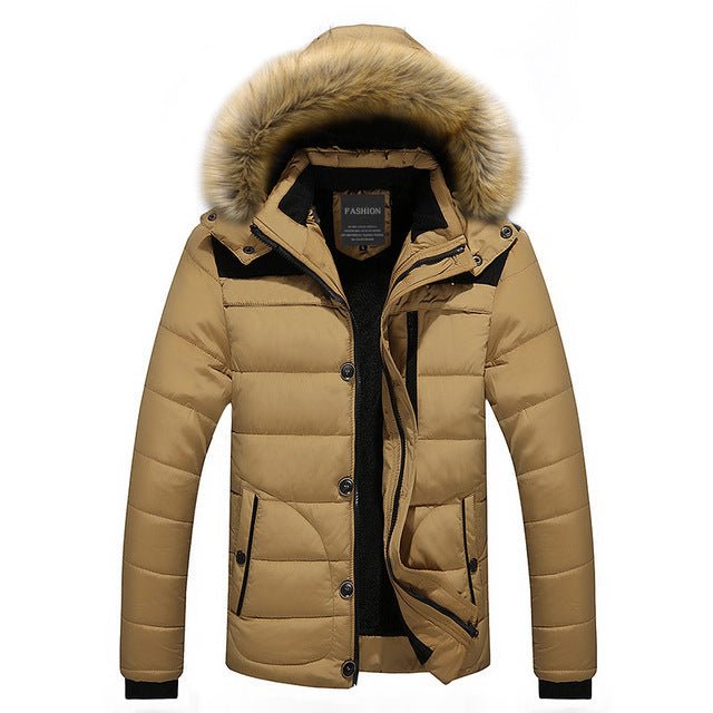 Hooded Casual Slim Parka Men's Winter Coat - Starttech Online Market