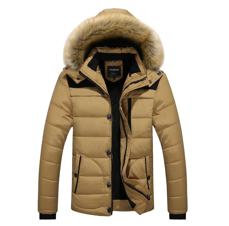 Hooded Casual Slim Parka Men's Winter Coat - Starttech Online Market