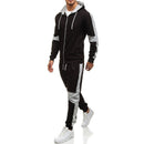 Hooded sweater suit men's casual outdoor sports suit - Starttech Online Market