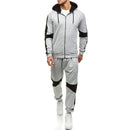 Hooded sweater suit men's casual outdoor sports suit - Starttech Online Market