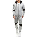 Hooded sweater suit men's casual outdoor sports suit - Starttech Online Market