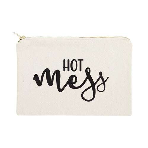 Hot Mess Cotton Canvas Cosmetic Bag - Starttech Online Market