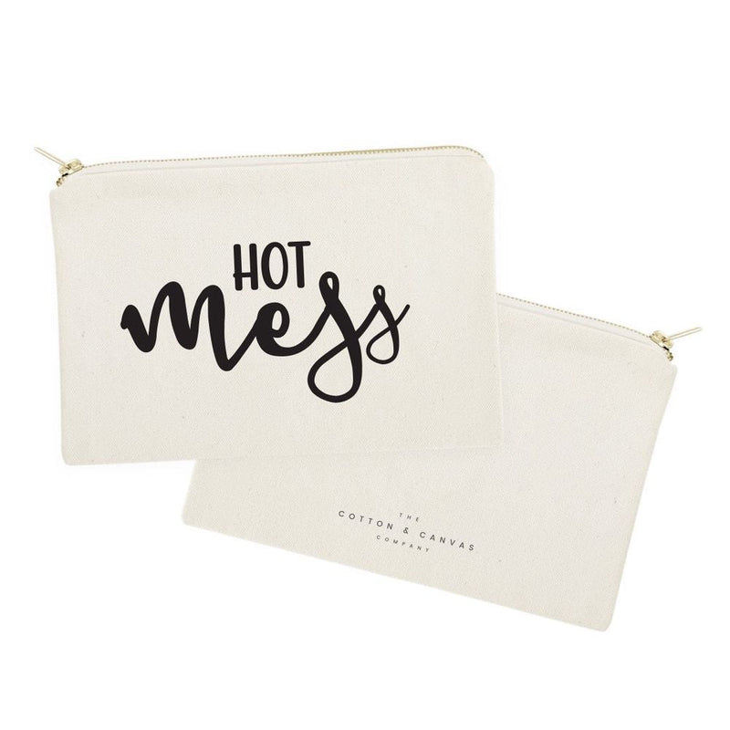 Hot Mess Cotton Canvas Cosmetic Bag - Starttech Online Market