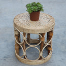 Household Children's Bamboo Stool Retro Flower Stand - Starttech Online Market