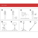 Huawei Honor Tripod Selfie Stick Portable Wireless Control Camera Shutter Bluetooth3.0 Monopod Handheld For Huawei Xiaomi iPhone - Starttech Online Market