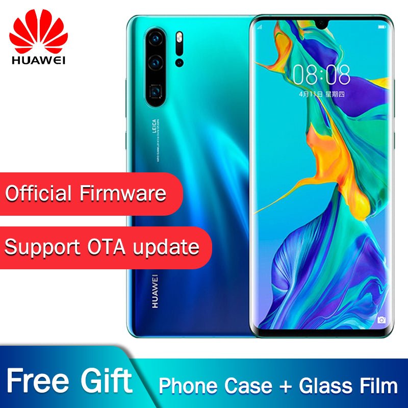 Huawei P30 Pro Mobile Phone Kirin 980 2.6GHz Android 9.1 6.47'' OLED 2340X1080P IP68 NFC 4 Cameras 40MP - Starttech Online Market