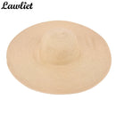 Huge Brim Sun Hats 7.1''/18cm Paper Straw Summer Hats for Women Ladies UV Protect Floppy Beach Hats - Starttech Online Market