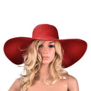 Huge Brim Sun Hats 7.1''/18cm Paper Straw Summer Hats for Women Ladies UV Protect Floppy Beach Hats - Starttech Online Market