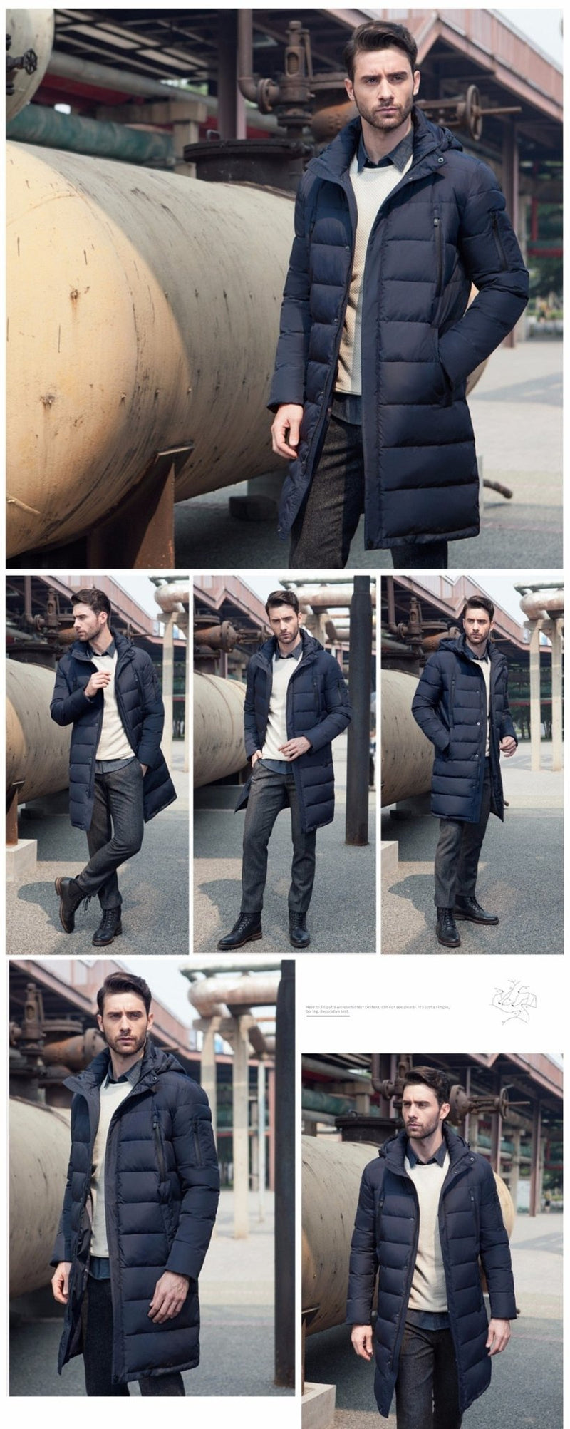 ICEbear 2019 New Clothing Jackets Business Long Thick Winter Coat Men Solid Parka Fashion Overcoat Outerwear 16M298D - Starttech Online Market