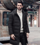 ICEbear 2019 New Clothing Jackets Business Long Thick Winter Coat Men Solid Parka Fashion Overcoat Outerwear 16M298D - Starttech Online Market