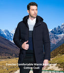 ICEbear 2019 Soft Fabric Winter Men's Jacket Thickening Casual Cotton Jackets Winter Mid-Long Parka Men Brand Clothing 17MD962D - Starttech Online Market