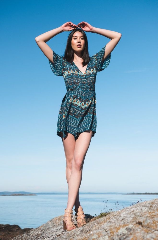 Kaia Romper | Dark Turquoise - Starttech Online Market