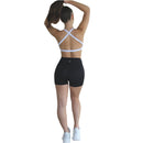 Kali Seamless High Rise Yoga Shorts - Black - Starttech Online Market