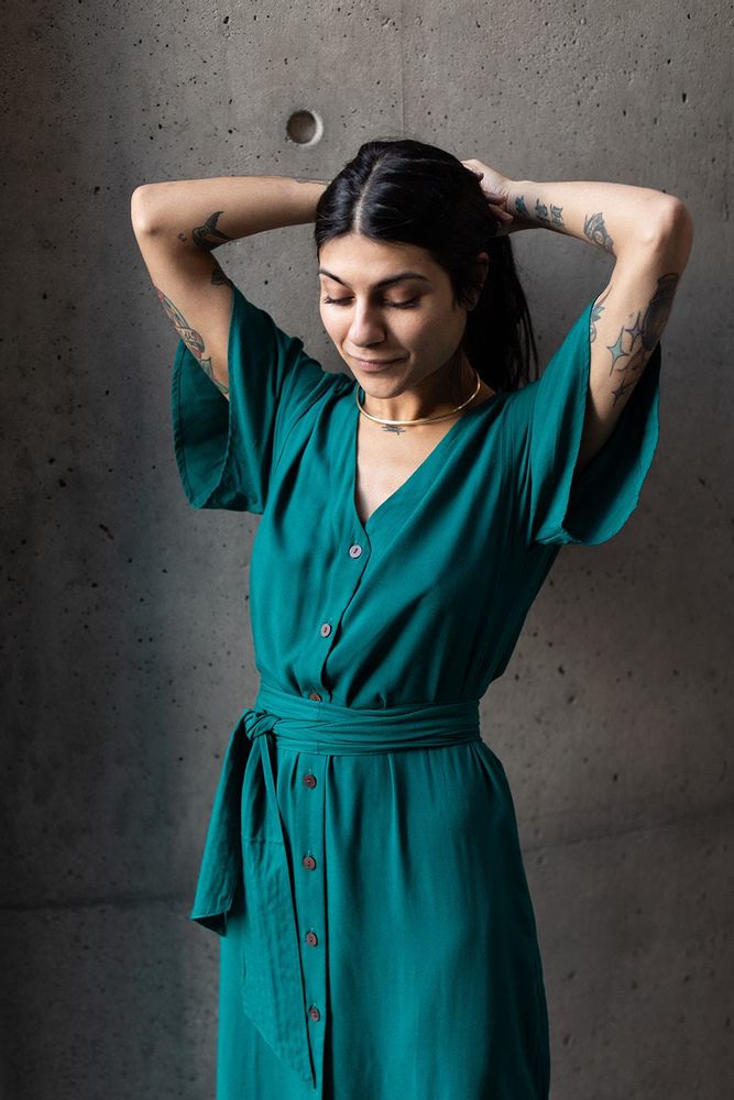 Keandra Dress | Emerald - Starttech Online Market
