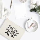 Kiss & Make Up Cotton Canvas Cosmetic Bag - Starttech Online Market