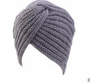 Knit Turban Cross Women's Winter Warm Knit Turban Cross Twist Arab Hair Wrap Solid Casual Skullies & Beanies Hat Cap - Starttech Online Market