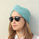 Knit Turban Cross Women's Winter Warm Knit Turban Cross Twist Arab Hair Wrap Solid Casual Skullies & Beanies Hat Cap - Starttech Online Market