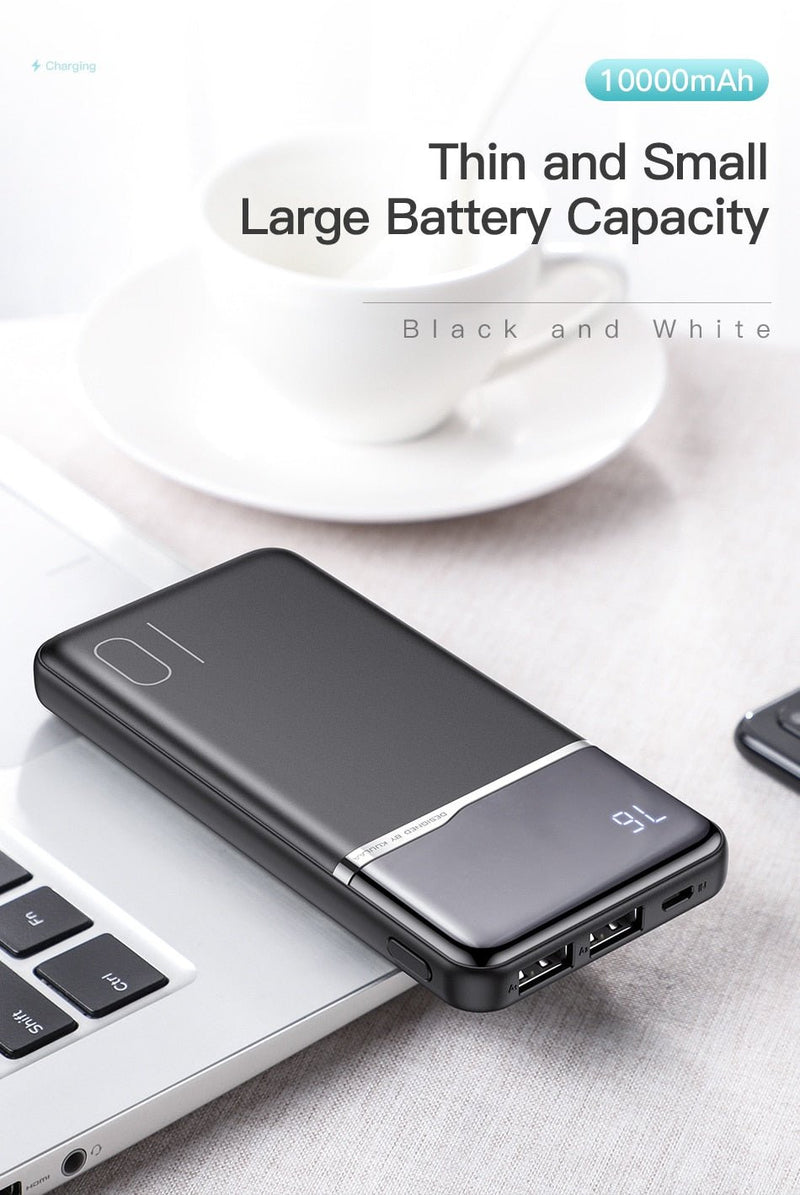 KUULAA Power Bank 10000mAh Portable Charging PowerBank 10000 mAh USB PoverBank External Battery Charger For Xiaomi Mi 9 8 iPhone - Starttech Online Market