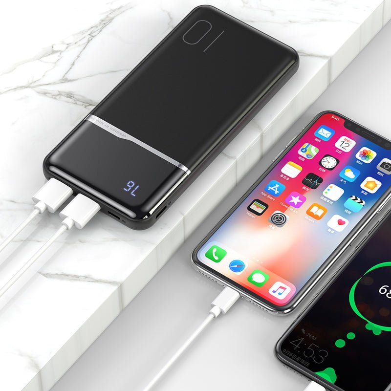 KUULAA Power Bank 10000mAh Portable Charging PowerBank 10000 mAh USB PoverBank External Battery Charger For Xiaomi Mi 9 8 iPhone - Starttech Online Market