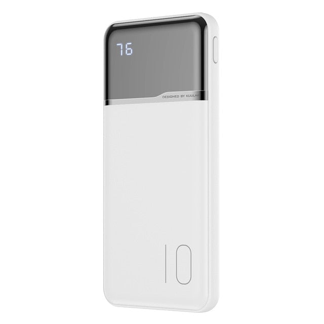 KUULAA Power Bank 10000mAh Portable Charging PowerBank 10000 mAh USB PoverBank External Battery Charger For Xiaomi Mi 9 8 iPhone - Starttech Online Market