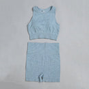 Ladies Yoga Wear Sports Bra Shorts Set - Starttech Online Market