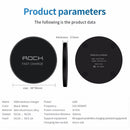 LED Breathing Light 10W Wireless Charger , ROCK Qi Fast Wireless Charging Pad For iPhone X XS 8 Samsung Huawei P30 Xiaomi - Starttech Online Market