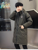 Long Designer Winter Jacket Windproof Casual Outerwear Padded Cotton Coat Big Pockets High Quality Parkas - Starttech Online Market