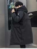 Long Designer Winter Jacket Windproof Casual Outerwear Padded Cotton Coat Big Pockets High Quality Parkas - Starttech Online Market