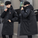 Long Designer Winter Jacket Windproof Casual Outerwear Padded Cotton Coat Big Pockets High Quality Parkas - Starttech Online Market