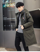 Long Designer Winter Jacket Windproof Casual Outerwear Padded Cotton Coat Big Pockets High Quality Parkas - Starttech Online Market