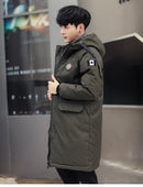 Long Designer Winter Jacket Windproof Casual Outerwear Padded Cotton Coat Big Pockets High Quality Parkas - Starttech Online Market