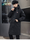 Long Designer Winter Jacket Windproof Casual Outerwear Padded Cotton Coat Big Pockets High Quality Parkas - Starttech Online Market